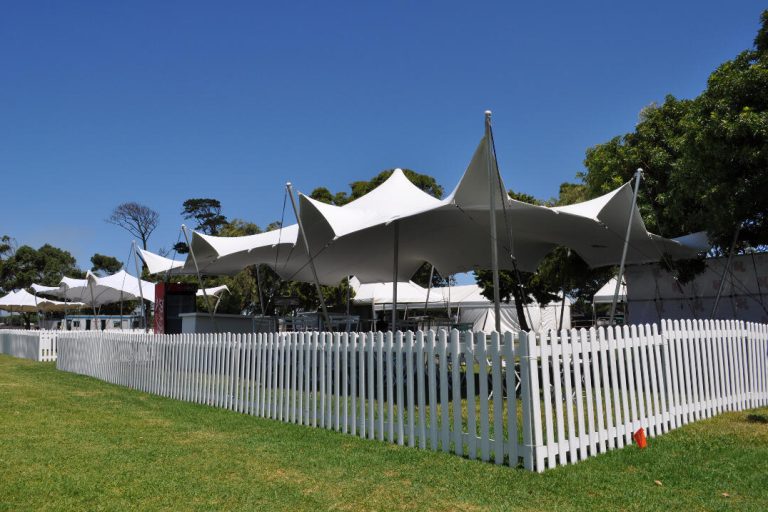 Housse de pique-nique RHI « tente stretch », 0,5 m x 0,5 m, blanche