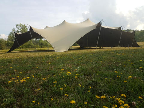 CONCEPT 15X19.5 STRETCH TENT CORNERS DOWN CHINO