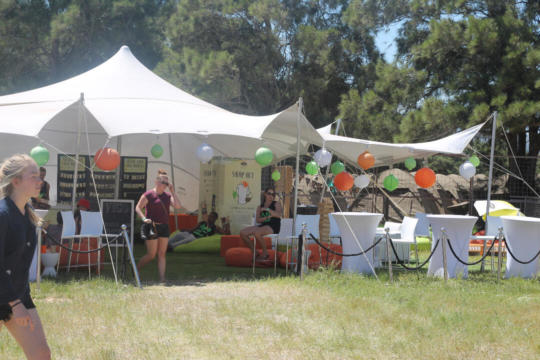 FESTIVAL STALL 7.5X10.5 STRETCH TENT WHITE